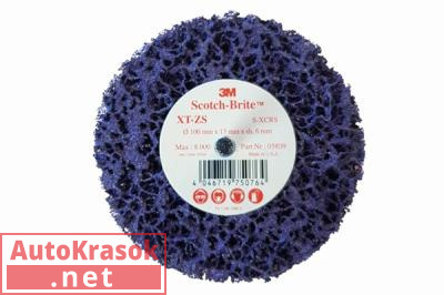 Пурпурный зачистной круг со встроенным шпинделем 3M™ Clean and Strip™ XT 100 мм, 05810, 3M