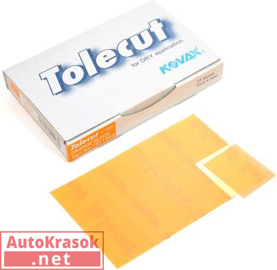 Клейкий лист Tolecut Orange K1200, оранжевый, 29*35 мм, 1 лист (8 шт), 1911526, Kovax