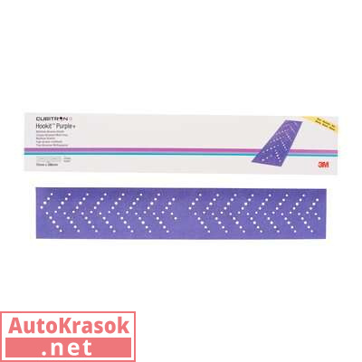 3M Hookit 737U Полоска абразивная Purple+, 220+, 70 мм x 396 мм (Cubitron II), 51415, 3M