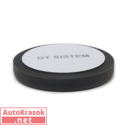 Полировальный поролоновый круг 150*25 мм, мягкий, черный, GTS.150.25.SF.BLA, ISISTEM