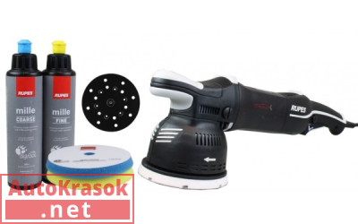 Машинка эксцентриковая полировальная с набором принадлежностей LK900E/STN 125mm, LK900E/STN, Rupes