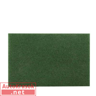 Губка нетканая скотч брайт IFLEX Fine Green (GP), зеленая, 150*230 мм, IS-IF-HP-15-23-GP-Green, ISISTEM