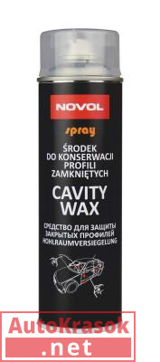 Препарат для защиты скрытых полостей CAVITY WAX спрей прозрачный, 500 мл, 34012, Novol