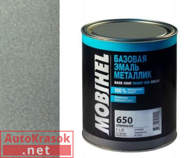 Краска 650 совиньон, Автоэмаль Мобихел металлик, 1 л, 47018502 MOBIHEL