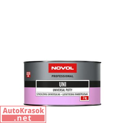 Шпатлевка универсальная UNI,  2 кг, 1105, Novol