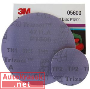 Абразивный полировальный круг Trizact P1500, D150мм, 3M