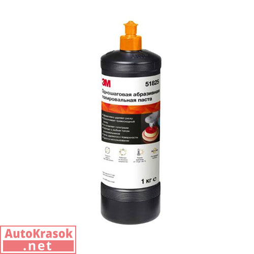 Одношаговая абразивная полировальная паста 3m 51825, 1л, 51825, 3M
