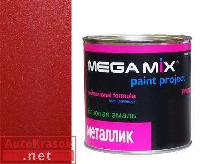 Краска 106 Красный перец (ИЖ) эмаль металлик, 880 мл,  MegaMix
