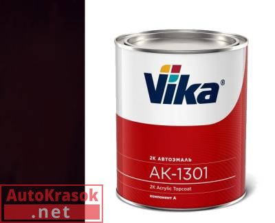 Краска 793 темно-коричневая, акриловая эмаль АК1301, 0,85 кг,  VIKA