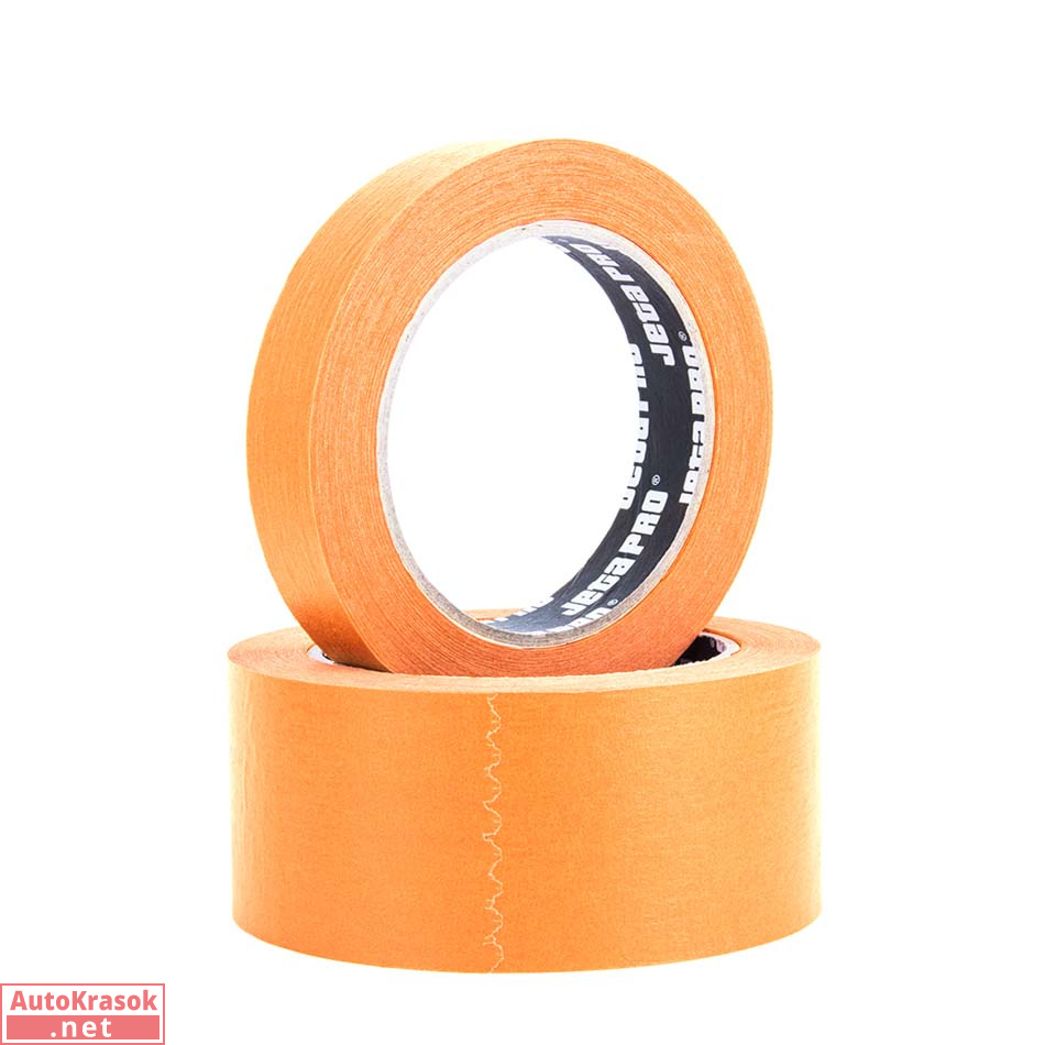 Лента маскирующая Jeta PRO Orange, оранжевая (90С - 60 мин.), 50 мм x 40 м, Jeta Pro