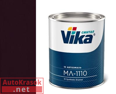 Краска 107 баклажановая, меламиноалкидная МЛ-1110, 0,8 кг,  VIKA