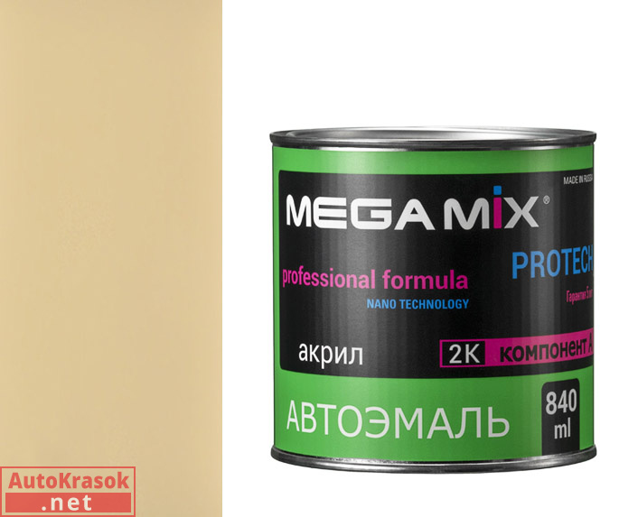 235 Бледно-бежевый, эмаль акриловая АК-1311, 0,8 кг, , MegaMix