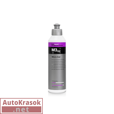 MICRO CUT M3.02 - Антиголограммная финишная абразивная паста (250 мл), 403250, Koch Chemie