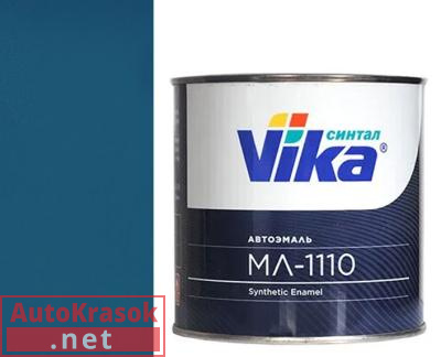 Краска 1115 синяя, меламиноалкидная МЛ-1110, 2 кг,  VIKA