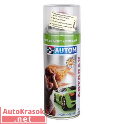 Лак для тонировки фонарей черный Автон, уп. 400 мл, ATN-A70158, AUTON