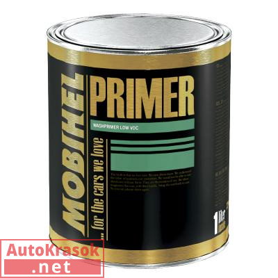 Грунт праймер 1К серый low VOC, 1л 40926402, MOBIHEL