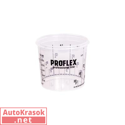Емкость пластиковая PROFLEX, для смешивания, со шкалой, 385 мл, , Химик