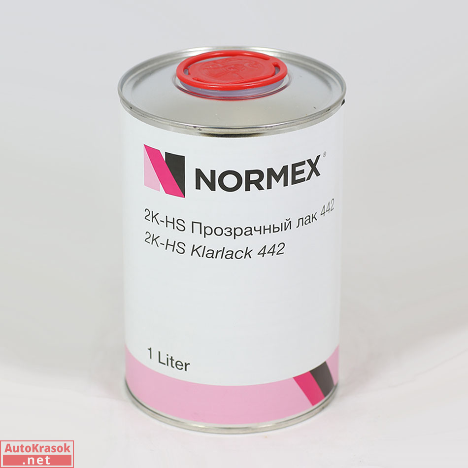2К HS Прозрачный лак 442 1л, Normex