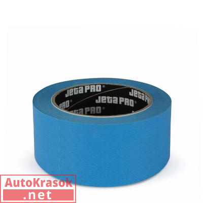 Лента маскирующая JetaPro Blue термостойкая, синяя, 50 мм*40 м, 581190/50, Jeta Pro
