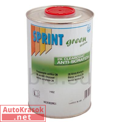 Н62 Лак Спринт акриловый МS Anti-Scratch, уп. 1л, H626900MG1, SPRINT ICR