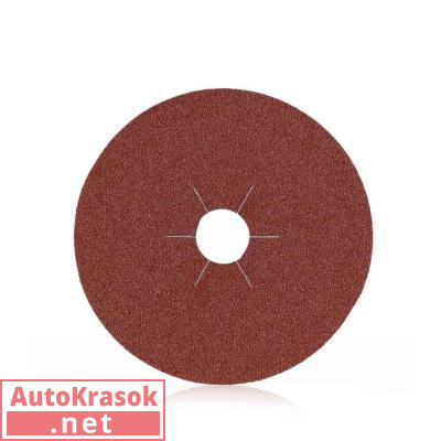 Диск фибровый шлифовальный 930 ALOX Fiber, диаметр 125 мм, Р40, 9300125040, SMIRDEX