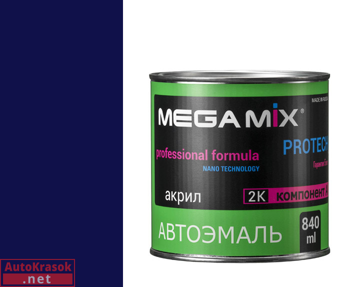 449 Океан, эмаль акриловая АК-1311, 0,8 кг, MegaMix 449 Океан, эмаль акриловая АК-1311, 0,8 кг, MegaMix