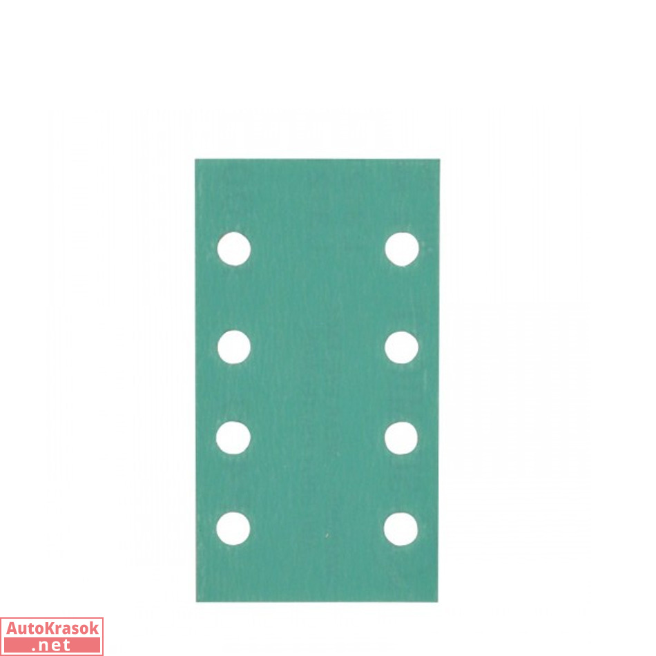 Шлифовальная полоска FILM L312T 70х198мм на липучке 8 отв, зеленая P240, 56412, SUNMIGHT