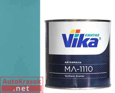 Краска 425 голубая/адриатика, меламиноалкидная МЛ-1110, 2,0 кг,  VIKA