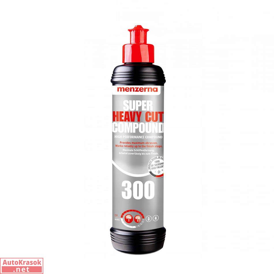 Универсальная полировальная паста Super Heavy Cut Compound 300, 0,25 л, Menzerna