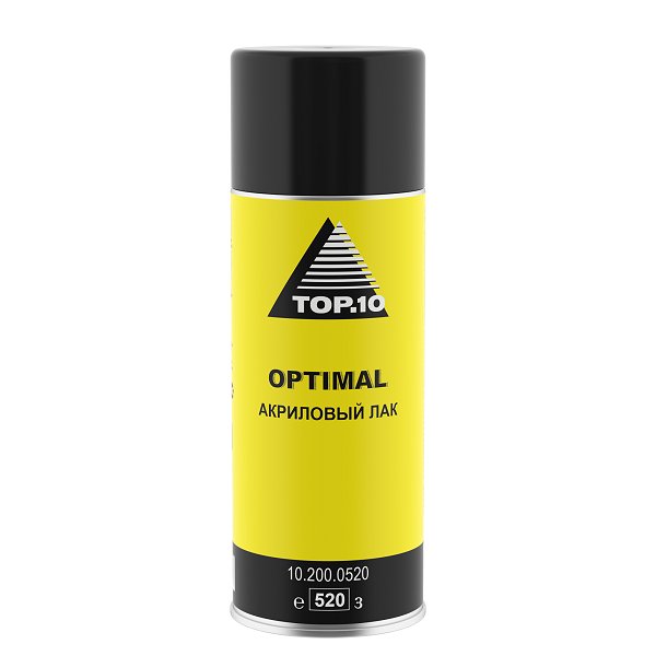 Лак в баллончике OPTIMAL, спрей 520 мл, TOP.10