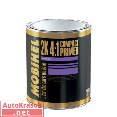 Грунт компактпраймер 4+1 2К HS Low VOC серый, 1 л 41793802, MOBIHEL