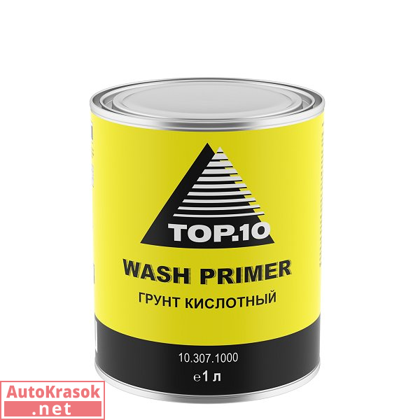 Грунт протравливающий WASH PRIMER 1л, TOP.10
