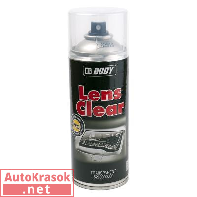 Спрей-лак для восстановления оптики Lens Clear, 400 мл, 5230000000, Body HB
