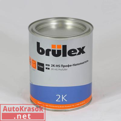2К HS грунт порозаполнитель Профи, 1 л 2049511, BRULEX
