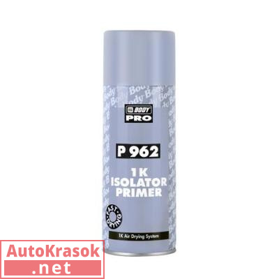 Грунт эпоксидный 962 Isolator 1К, серо-зеленый, аэрозоль 0,4 л 5200000003, Body HB