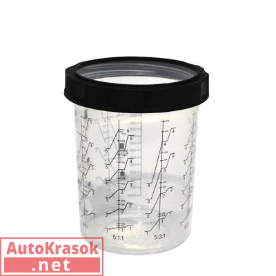 Мерная емкость для систем приготовления красок IQ IPS/SPS (850 мл), 1.4122.0850, NO BRAND