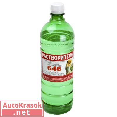 646 Растворитель ПОЛИХИМ ГОСТ, бутылка 1 л, ATN-S46002, Полихим
