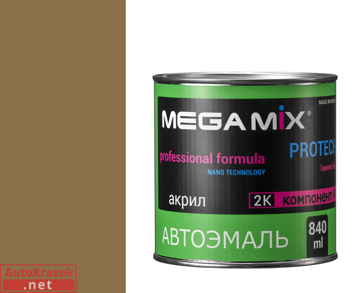 509 Темно-бежевый, эмаль акриловая АК-1311, 0,8 кг, , MegaMix