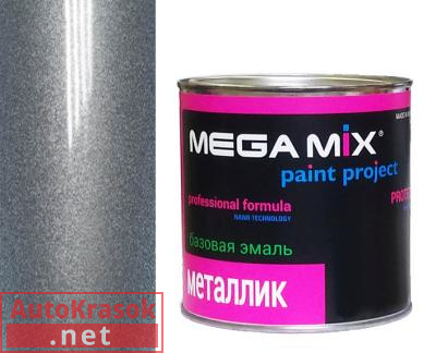 Краска 608 Плутон эмаль металлик, 880 мл,  MegaMix