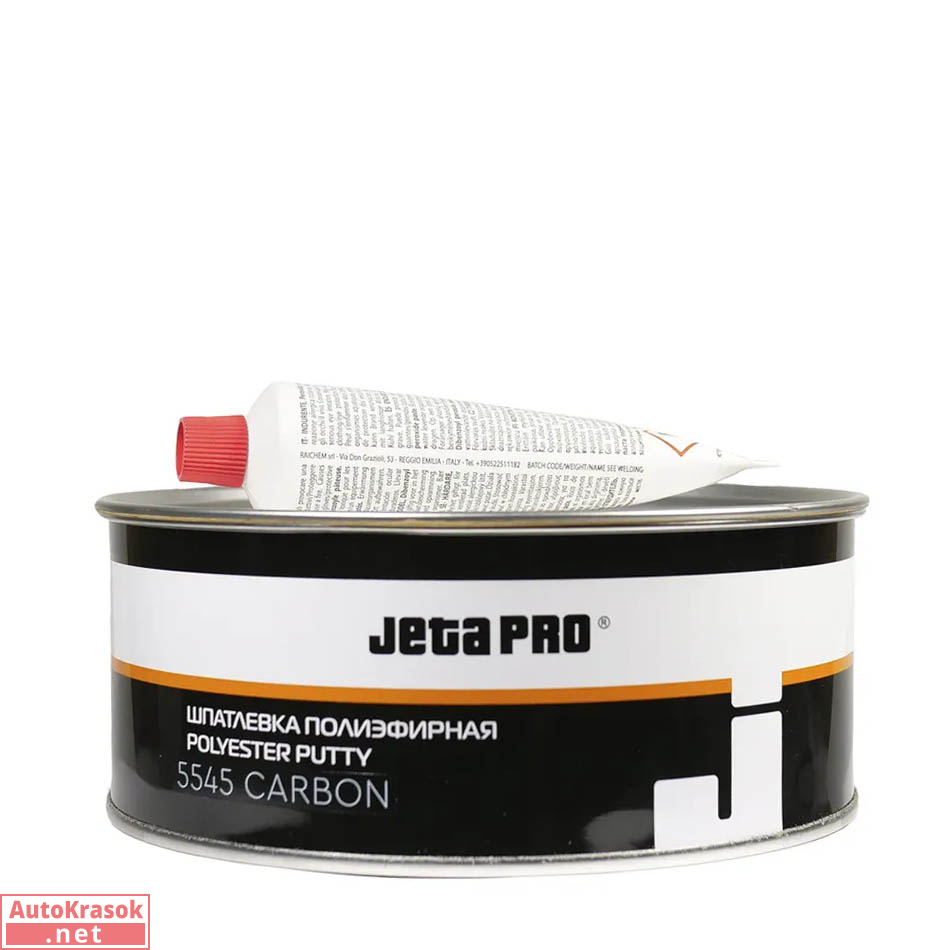 Шпатлевка с углеволокном CARBON 5545, черная, 1 кг, Jeta Pro