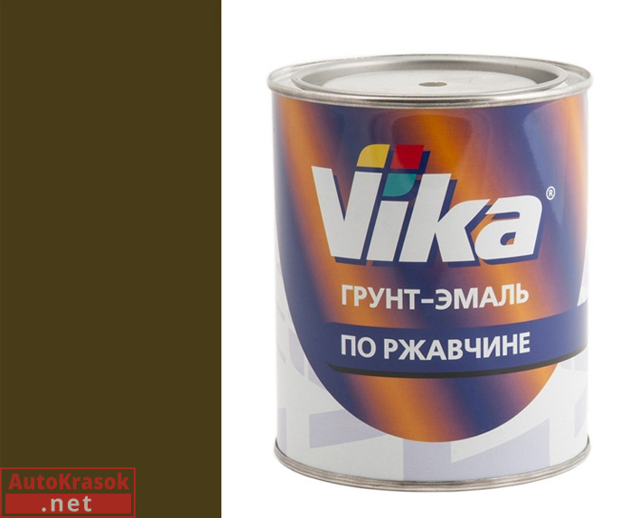 Грунт-эмаль "3 в 1", цвет 303 хаки, 0,90 кг, VIKA