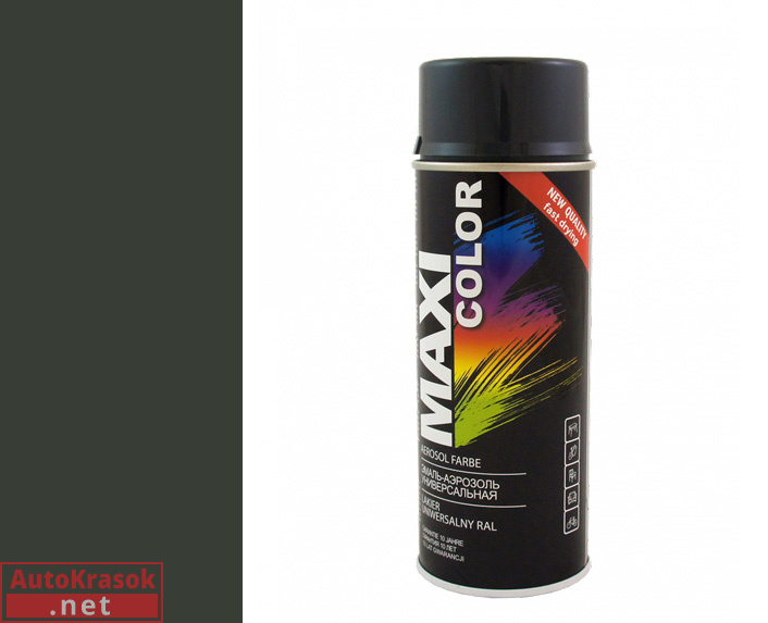 RAL 7016 Нитроэмаль (аэрозоль) антрацитово-серая, 400 мл, 7016MX, MaxiColor