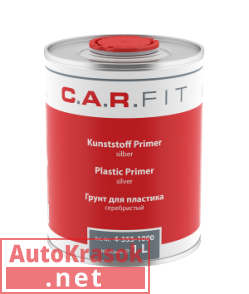 Car Fit Грунт для пластиков 1K серебристый, 1л 4-355-1000, C.A.R.FIT