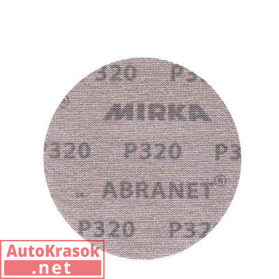 Шлифовальный круг Mirka ABRANET 125мм P320, 5423205032, Mirka