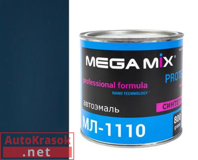 Краска 420 балтика, МЛ-1110 автоэмаль,  0,80 кг,  MegaMix