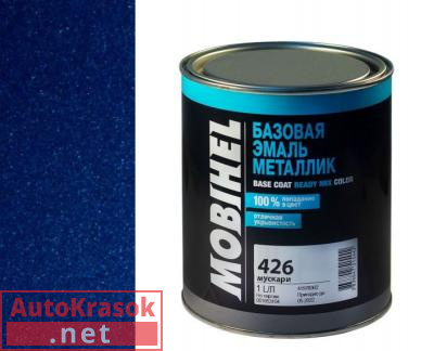 Краска 426 мускари, Автоэмаль Мобихел металлик, 1 л, 47799702 MOBIHEL