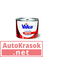 Краска Черная, Акриловая эмаль АК142 Vika Вика, уп. 0,4 кг (шт.),  VIKA