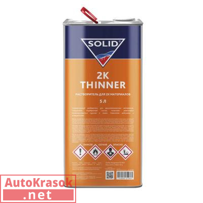 Разбавитель 371 THINNER для 2К материалов, в канистре 5 л, 371.5000, SOLID
