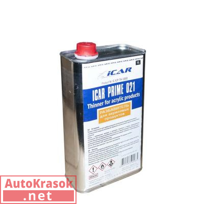 Разбавитель ICAR PRIME 021, для акриловых продуктов, 1 л, IC-ICP-TH-1000, ICAR