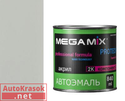 Краска Белая ночь, эмаль акриловая АК-1311, 0,8 кг,  MegaMix